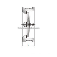 Grey iron dual disc wafer function of check valve